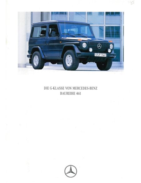 1994 MERCEDES BENZ G CLASS BROCHURE GERMAN