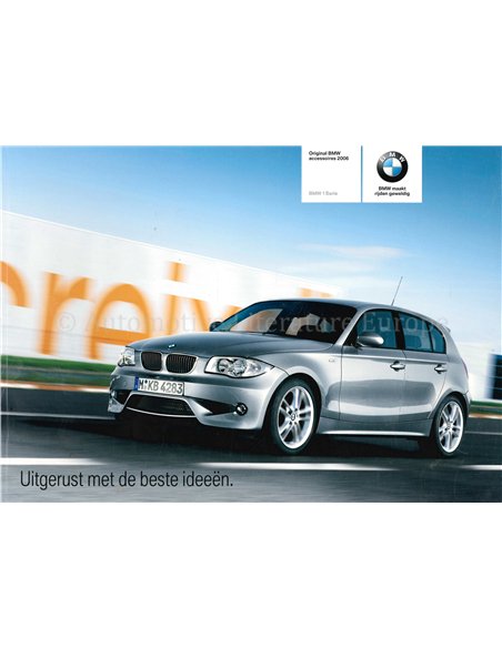 2006 BMW 1ER ZUBEHÖR PROSPEKT NIEDERLÄNDISCH
