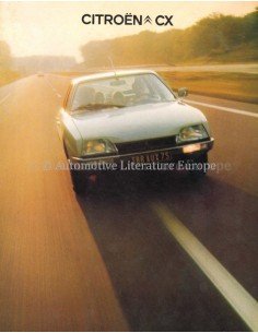 1975 CITROËN CX BROCHURE NEDERLANDS
