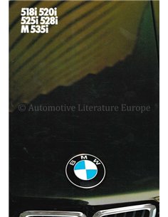 1984 BMW 5 SERIE BROCHURE NEDERLANDS