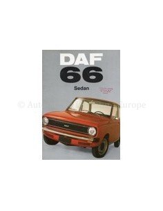 1972 DAF 66 SEDAN BROCHURE NEDERLANDS