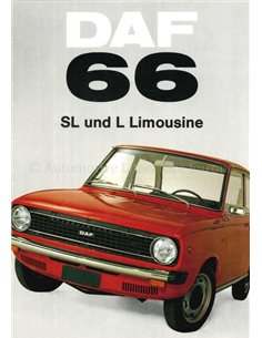 1972 DAF 66 BROCHURE NEDERLANDS