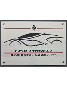 2013 LA FERRARI (F150 PROJECT) BADG FOR OWNERS (PRIVATE PREVIEW)