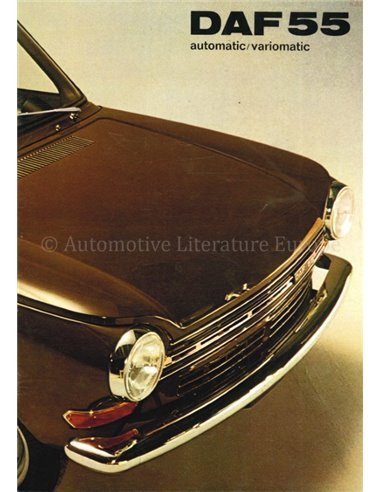 1970 DAF 55 COUPE BROCHURE ENGLISH