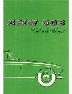 1957 BMW 503 BROCHURE DUITS