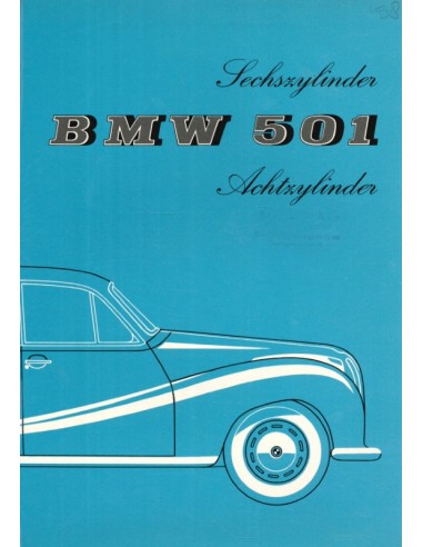 1957 BMW 501 BROCHURE GERMAN