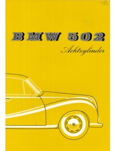 1957 BMW 502 PROSPEKT DEUTSCH