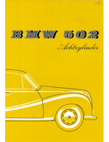 1957 BMW 502 PROSPEKT DEUTSCH