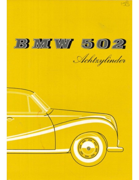 1957 BMW 502 PROSPEKT DEUTSCH
