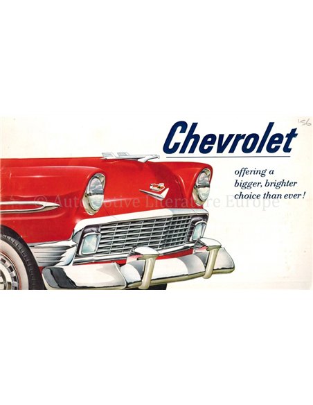 1956 CHEVROLET PROGRAMMA BROCHURE ENGELS