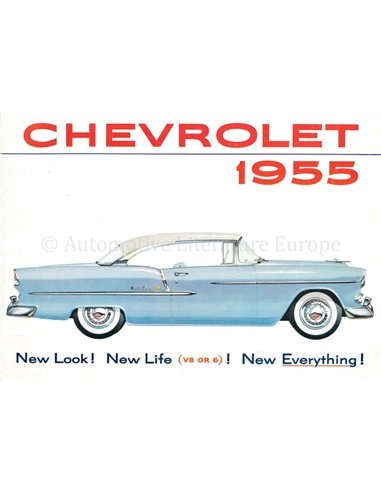 1955 CHEVROLET PROGRAMMA BROCHURE ENGELS