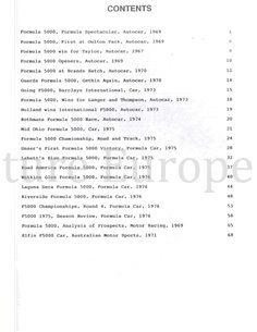 FORMULA 5000, RACE REPORTS AND RACE SUMMARIES ON FORMULA 5000 EVENTS 2