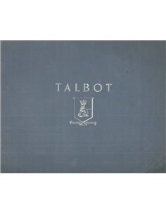 1937 TALBOT PROGRAMMA BROCHURE ENGELS