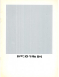 1970 BMW 2500 | 2800 BROCHURE NEDERLANDS