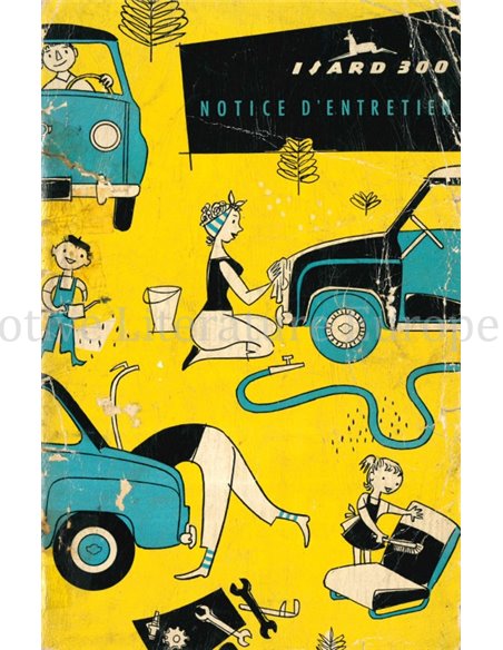 1965 ISARD T 300 OWNERS MANUAL FRENCH