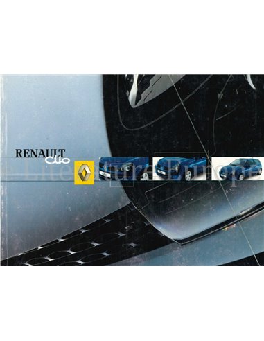 2002 RENAULT CLIO OWNERS MANUAL FRENCH