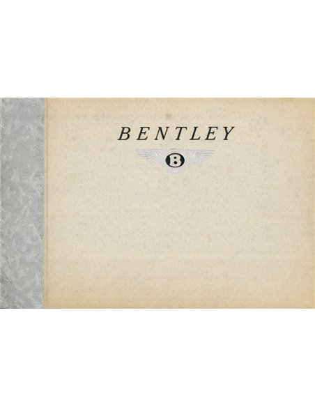 1946 BENTLEY MARK VI BROCHURE ENGELS