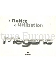 1998 RENAULT MEGANE INSTRUCTIEBOEKJE FRANS