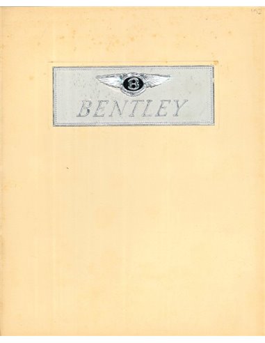 1951 BENTLEY MARK VI BROCHURE ENGELS