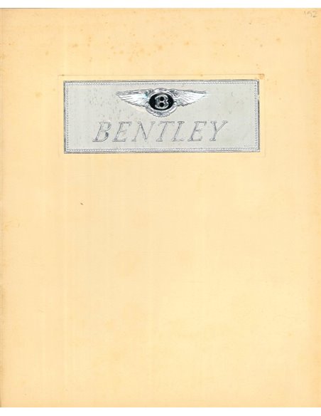1951 BENTLEY MARK VI BROCHURE ENGELS