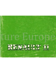 1983 RENAULT 11 INSTRUCTIEBOEKJE NEDERLANDS