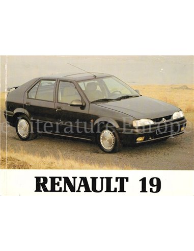 1994 RENAULT 19 OWNERS MANUAL DUTCH