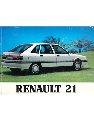 1989 RENAULT 21 BETRIEBSANLEITUNG NIEDERLÄNDISCH