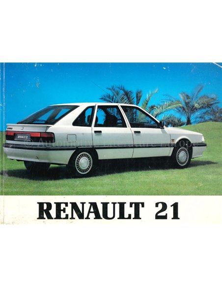 1989 RENAULT 21 BETRIEBSANLEITUNG NIEDERLÄNDISCH
