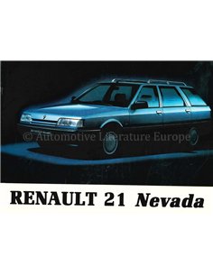 1990 RENAULT 21 NEVADA INSTRUCTIEBOEKJE DUITS