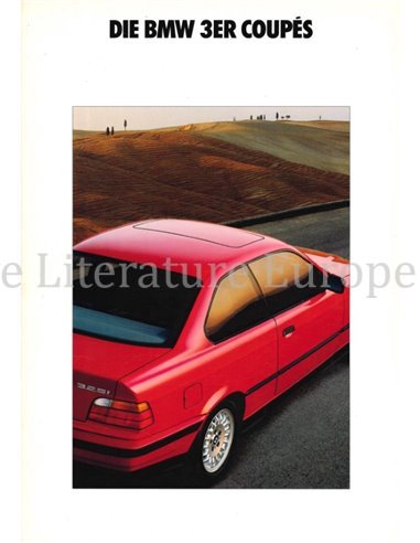 1992 BMW 3ER COUPE PROSPEKT DEUTSCH