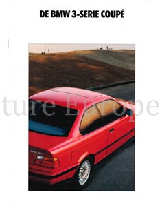 1992 BMW 3 SERIE COUPE BROCHURE NEDERLANDS
