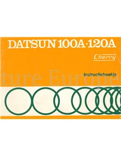 1974 DATSUN 100A | 120A (CHERRY) OWNERS MANUAL DUTCH