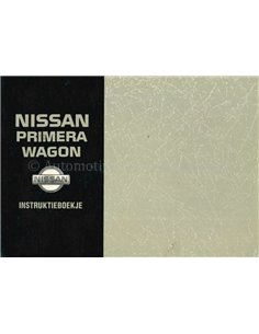 1995 NISSAN PRIMERA INSTRUCTIEBOEKJE NEDERLANDS