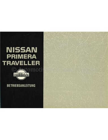1995 NISSAN PRIMERA OWNER'S MANUAL GERMAN