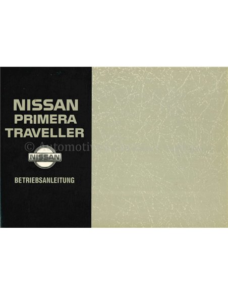 1995 NISSAN PRIMERA OWNER'S MANUAL GERMAN