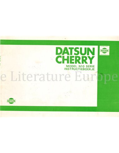 1980 DATSUN CHERRY (N10 SERIE) OWNERS MANUAL DUTCH