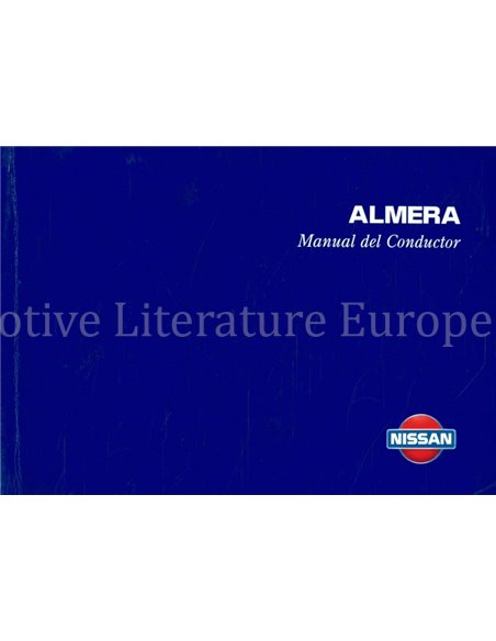 1996 NISSAN ALMERA OWNER'S MANUAL SPANISH