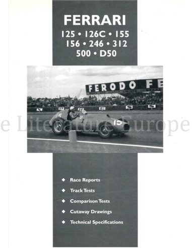 FERRARI 125 | 126C | 155 | 156 | 246 | 312 | 500 | D50