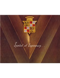 1948 CADILLAC RANGE BROCHURE ENGLISH