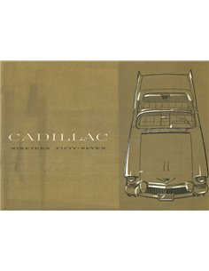 1957 CADILLAC PROGRAMM PROSPEKT ENGLISCH