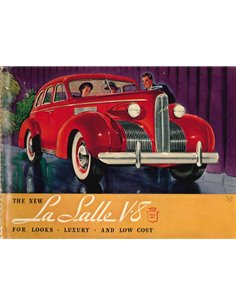 1938 LA SALLE V-8 BROCHURE ENGELS 