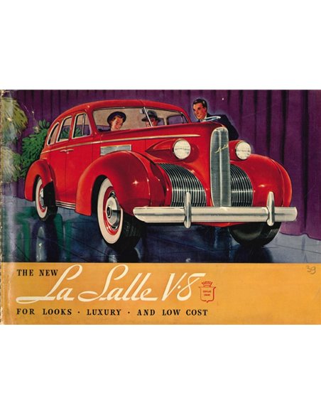 1938 LA SALLE V-8 PROSPEKT ENGLISCH 