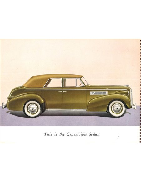 1938 LA SALLE V-8 BROCHURE ENGLISH 