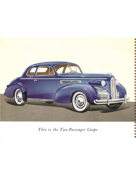 1938 LA SALLE V-8 PROSPEKT ENGLISCH 