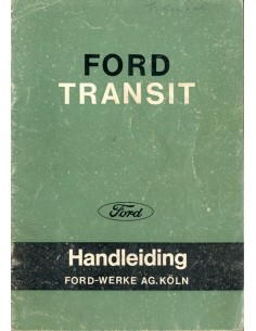 1965 FORD TRANSIT INSTRUCTIEBOEKJE NEDERLANDS