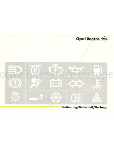 1996 OPEL VECTRA BETRIEBSANNLEITUNG DEUTSCH