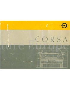 1986 OPEL CORSA BETRIEBSANNLEITUNG DEUTSCH
