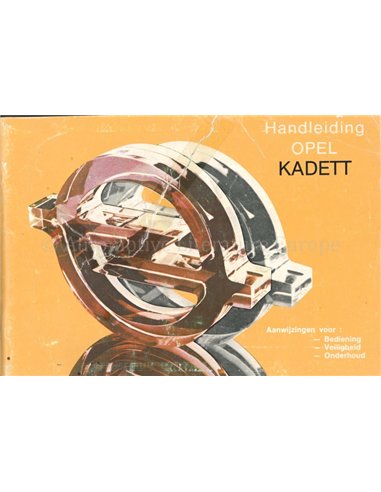 1983 OPEL KADETT INSTRUCTIEBOEKJE NEDERLANDS