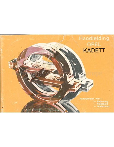 1983 OPEL KADETT INSTRUCTIEBOEKJE NEDERLANDS