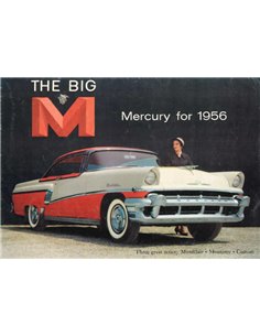 1956 MERCURY PROGRAMM PROSPEKT ENGLISCH